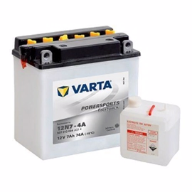 Varta 507 013 004 MC-batteri 12 volt 7 Ah (+pol till vänster)